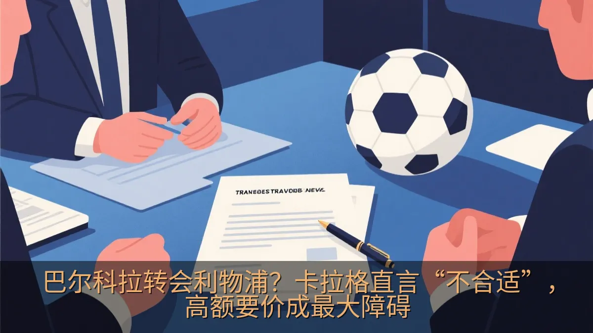 足球转会谈判概念画面,文件与足球置于桌面上