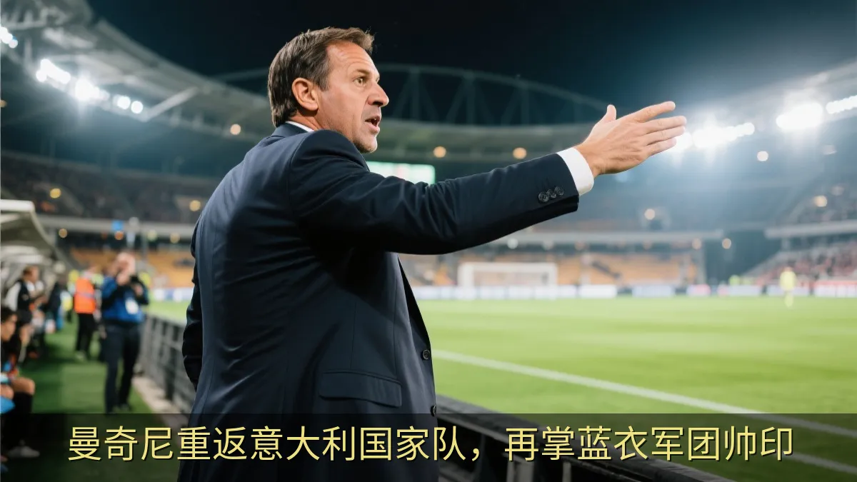 曼奇尼重返意大利国家队，再掌蓝衣军团帅印