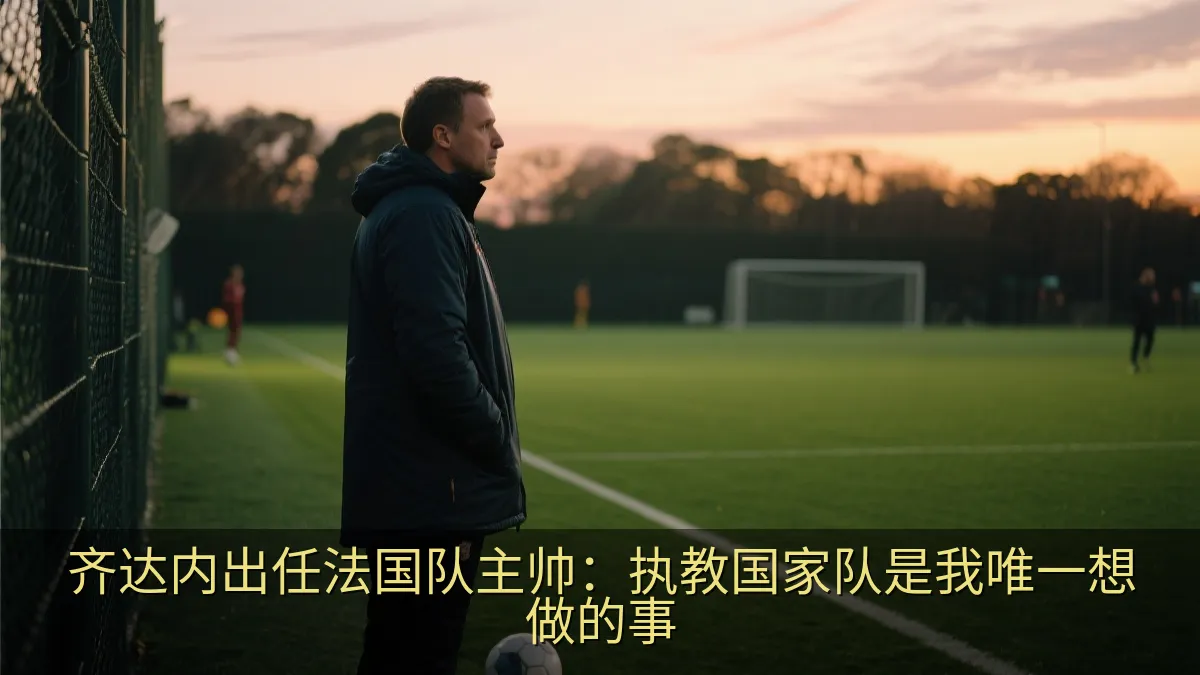足球教练在球场边观察比赛。